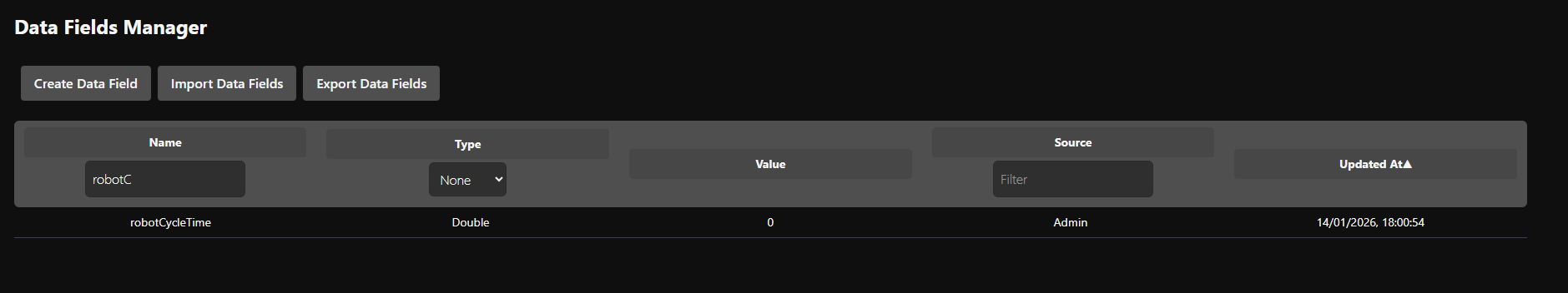 Filtering Options