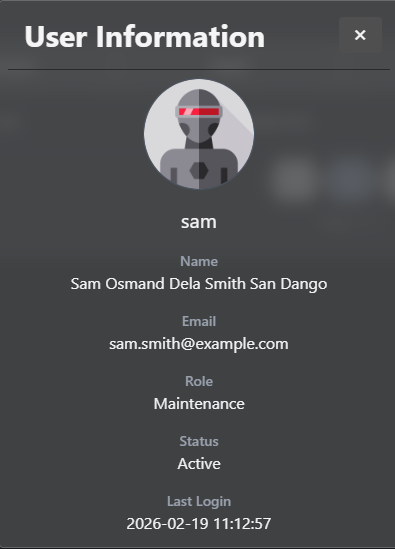 User Information