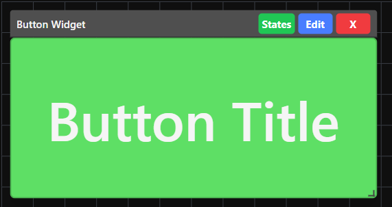 Unconfigured Button widget